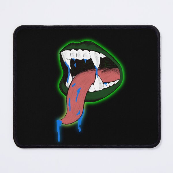 Item preview, Green fang lips designed and sold by ArtistryUnknown.