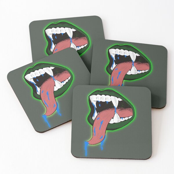 Item preview, Green fang lips designed and sold by ArtistryUnknown.