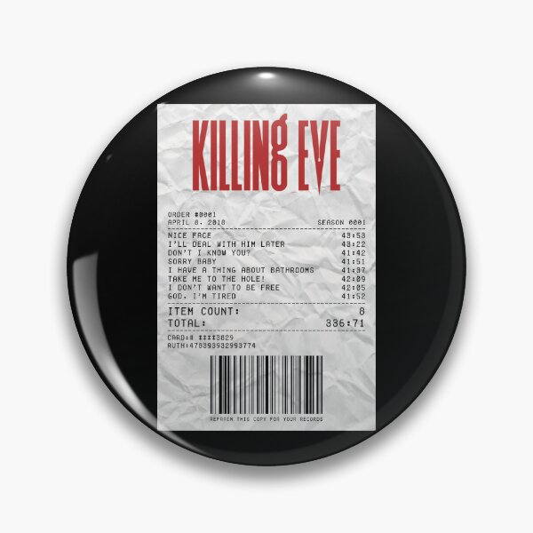 Item preview, Killing Eve Season 1 Receipt designed and sold by d-obsession-k.
