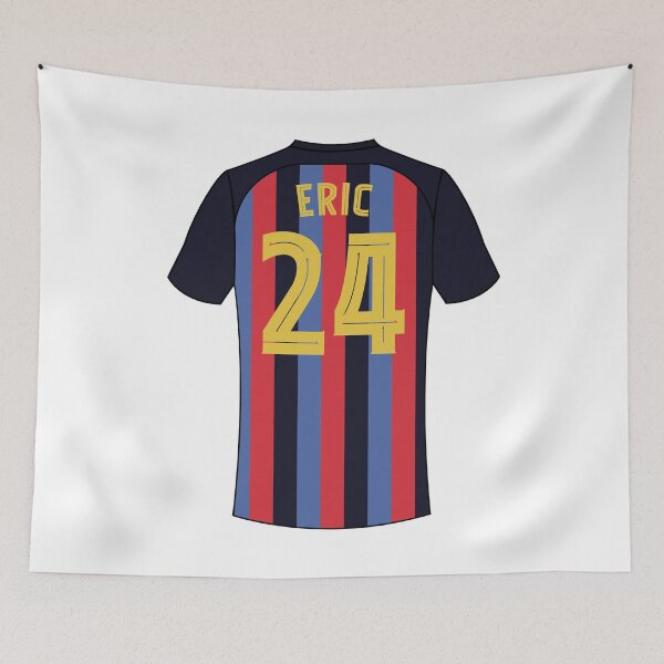 Item preview, Eric Garcia Barcelona football jersey number 24 designed and sold by Justtrendytees.