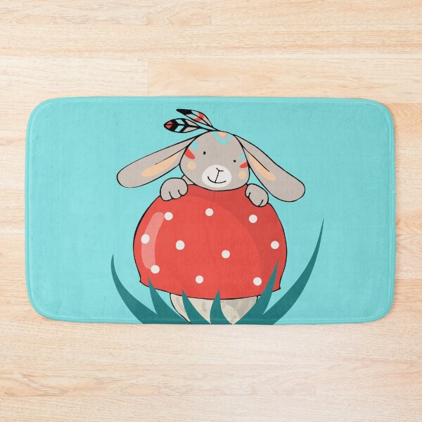 Item preview, Bunny with mushroom designed and sold by tinkerfrost.
