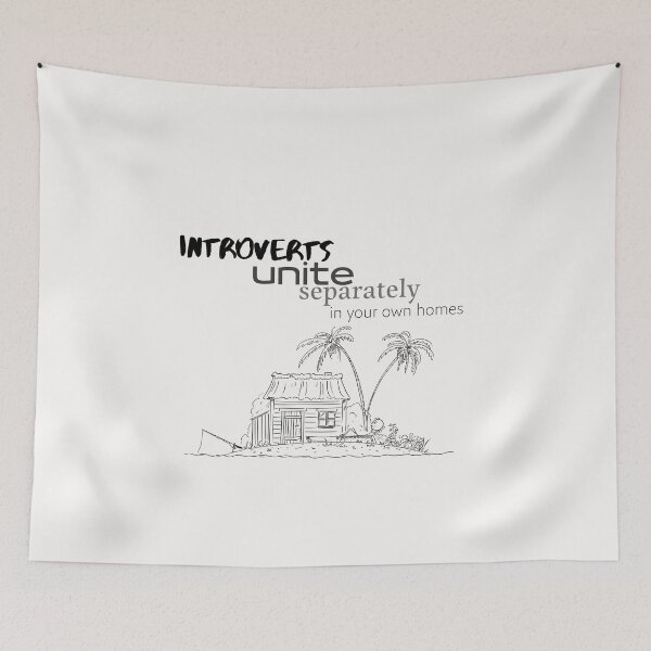 Item preview, Introverts unite separately in your own homes designed and sold by FLOWER--ART.