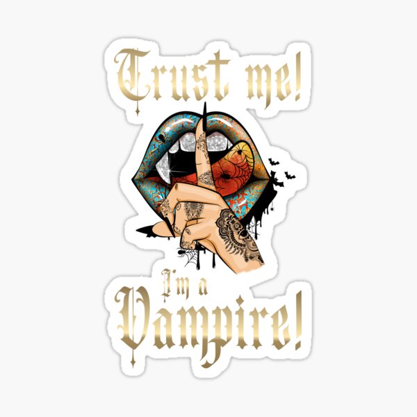 Artikel-Vorschau von Cooles Vampir-Shirt: Trust me! I'm a Vampire!, designt und verkauft von Geck-O Design.