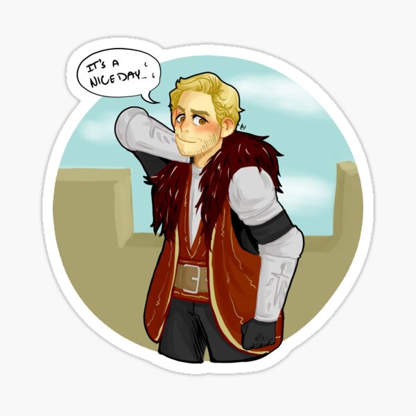 it's a nice day Sticker
