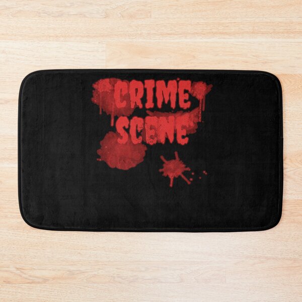 Item preview, Bloody Crime Scene Spooky Word Art Blood Spatter Fun Lazy Halloween Idea designed and sold by Countrysmart.