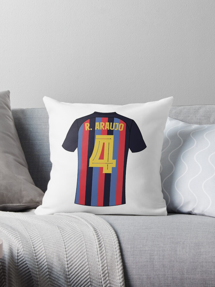 Ronald Araujo Barcelona football jersey number 4 Sticker for Sale by  Justtrendytees