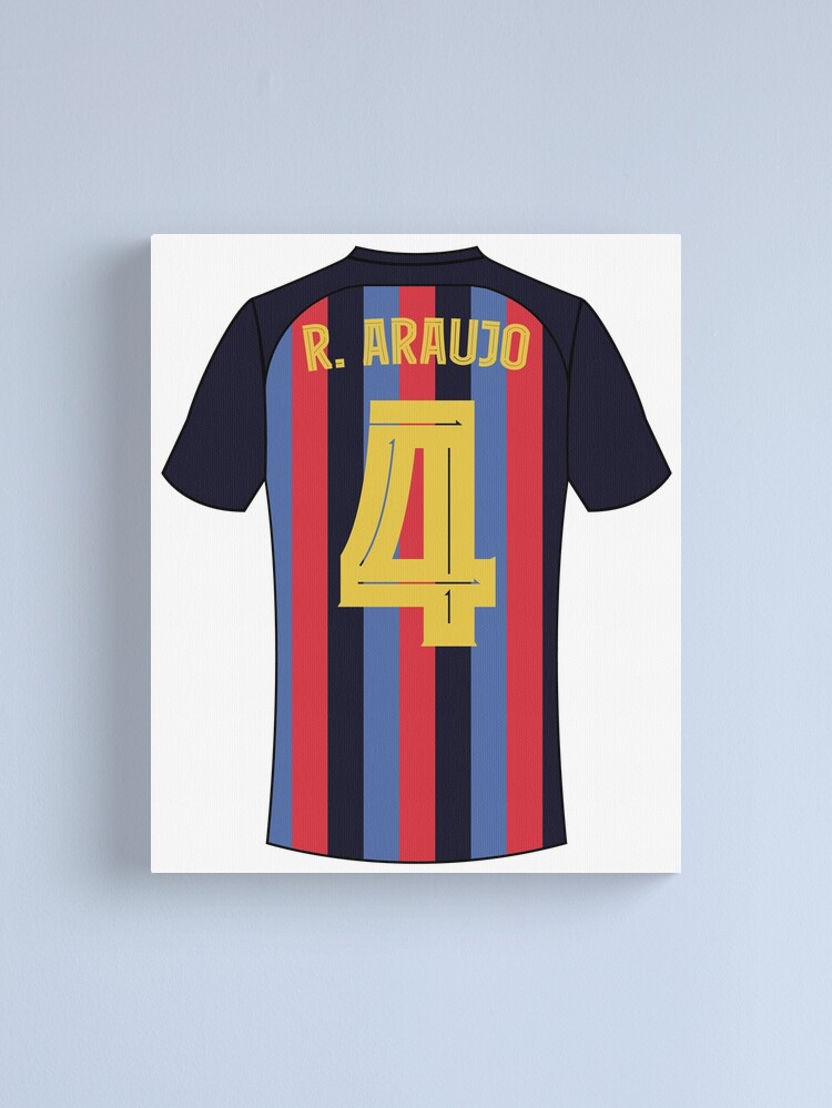 Ronald Araujo Barcelona football jersey number 4