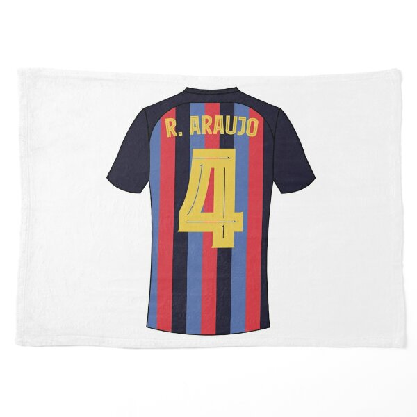 Ronald Araujo Barcelona football jersey number 4 Sticker for Sale by  Justtrendytees