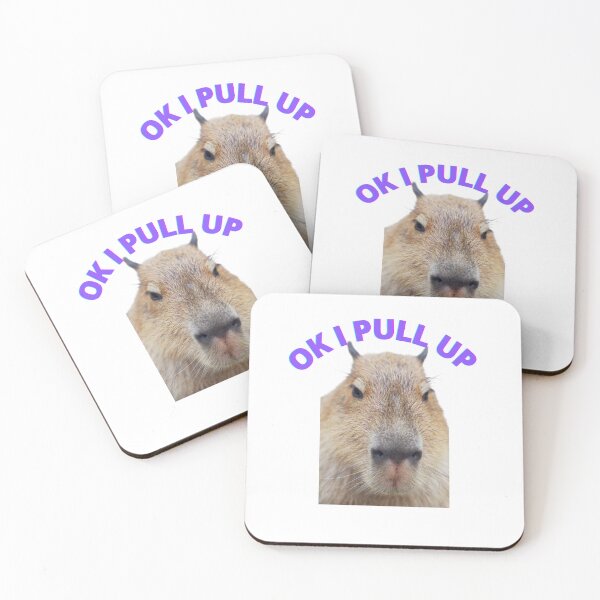 Item preview,  OK I PULL UP CAPYBARA designed and sold by mrelax57700.
