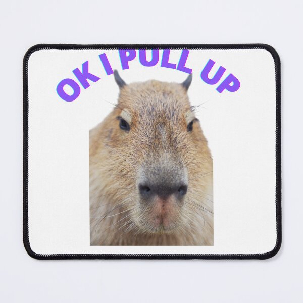 Item preview,  OK I PULL UP CAPYBARA designed and sold by mrelax57700.