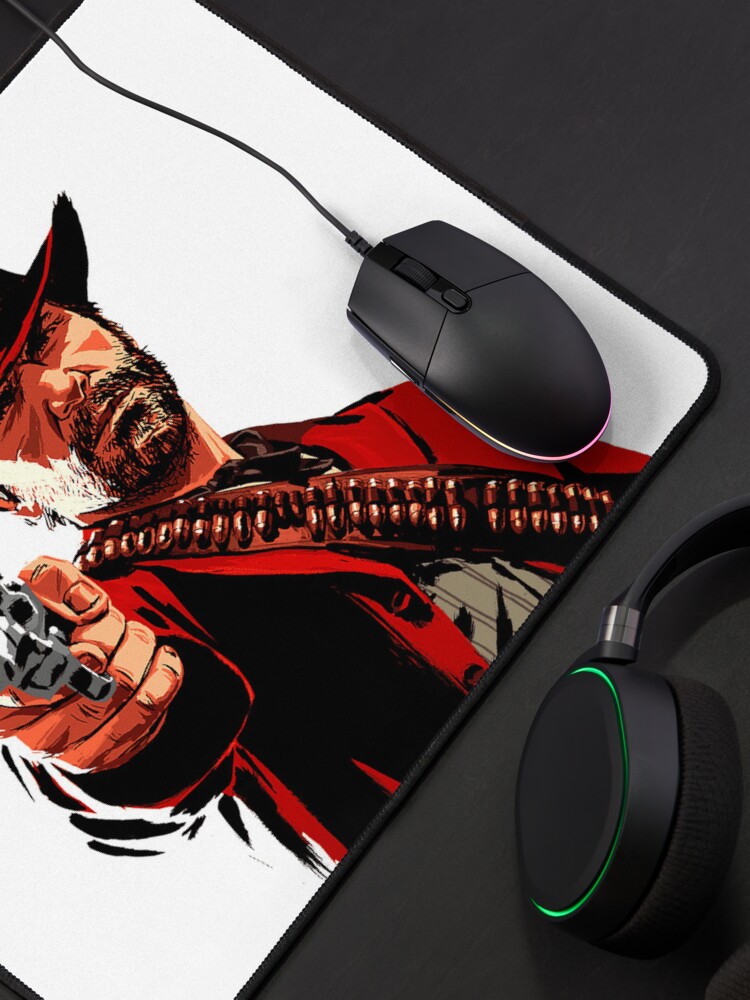 Mousepad Red Dead Redemption Arthur Morgan com apoio game