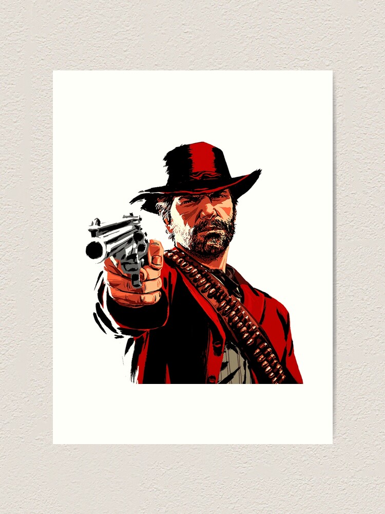 Arthur Morgan RDR2 Mounted Print for Sale by rdrmaniac