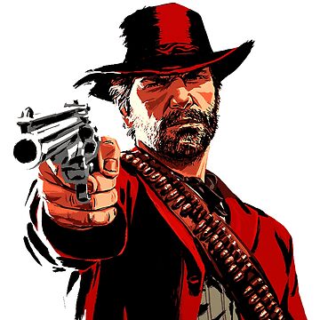 Mousepad Red Dead Redemption Arthur Morgan com apoio game