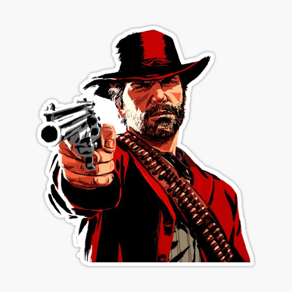 Arthur Morgan Red Dead Redemption 2 Vinyl Sticker -  Hong Kong