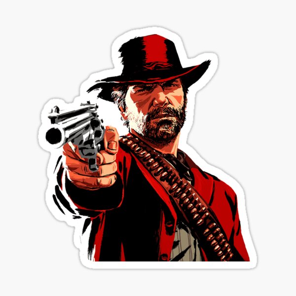 Red Dead Redemption 2 Arthur Morgan Sticker - Free RDR 2 Sticker