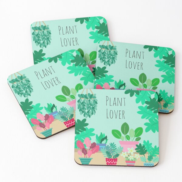 Plant Lover Coasters (Set of 4)