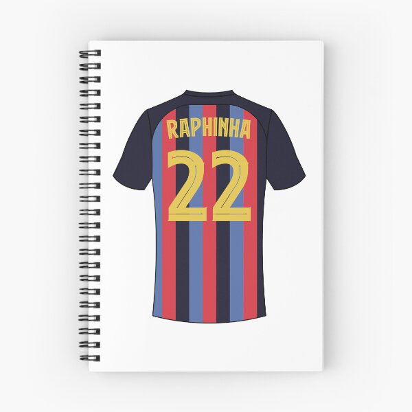 Item preview, Raphinha Barcelona football jersey number 22 designed and sold by Justtrendytees.