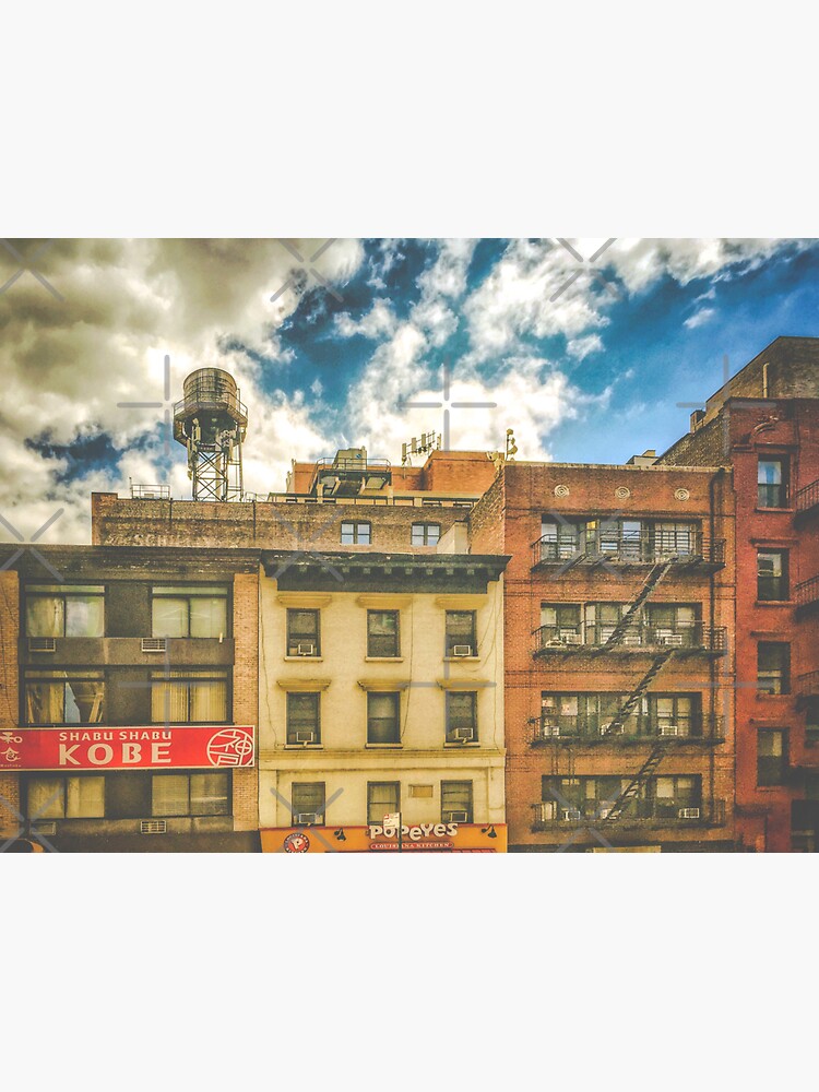 "Kips Bay Water Tank Rooftop Manhattan NYC" Sticker for Sale by