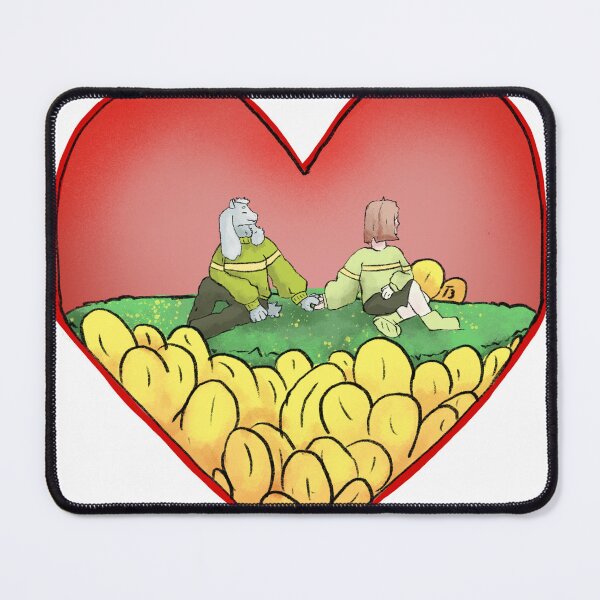 Item preview, Undertale chara and asriel designed and sold by Morbidcorvidart.