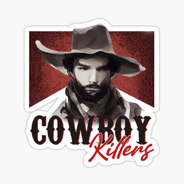 "Cowboy." Sticker for Sale by Miloudbillo Redbubble
