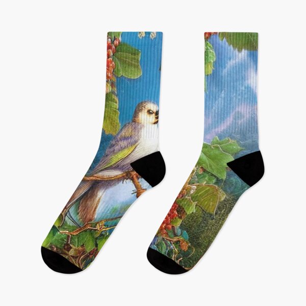 Artikelvorschau, Vögel - Ein Vogel mit gelben Streifen im Paradies entworfen und verkauft von Girih.