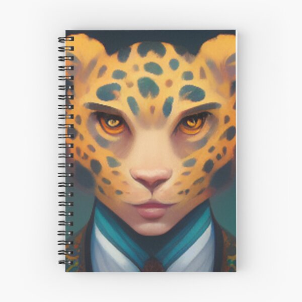 Item preview, Portrait Suave Leopard Man designed and sold by Sundersquare.