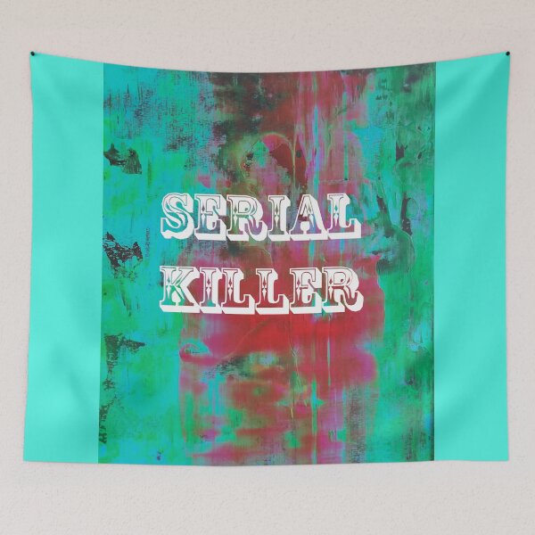 Item preview, Zombie, Serial+killer, Murder, Halloween, horror, blood contemporary abstract stickers, t-shirts, i-phone covers designed and sold by William Watkin.