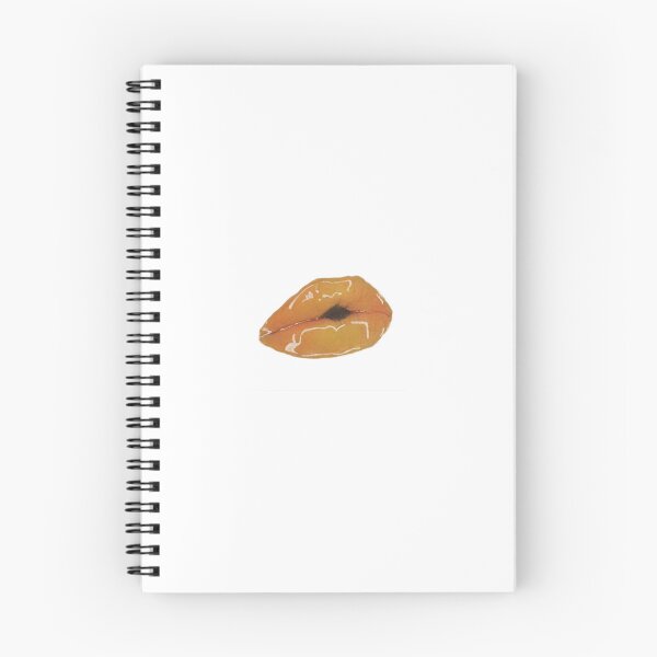 Item preview, Orange Glossy Lips Drawing Design designed and sold by AMoltenLavaFrog.