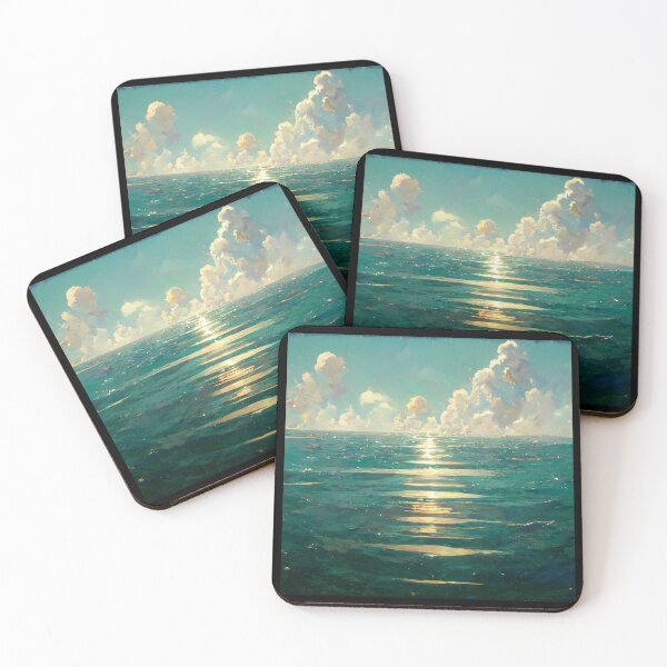 Item preview, Tranquility | Ocean artwork with Beautiful Sky designed and sold by ChromaticDusk.