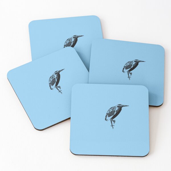 Item preview,  Black Print Painting Design of a Least Bittern designed and sold by designsasstultd.