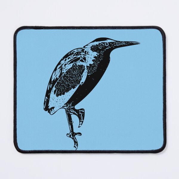 Item preview,  Black Print Painting Design of a Least Bittern designed and sold by designsasstultd.