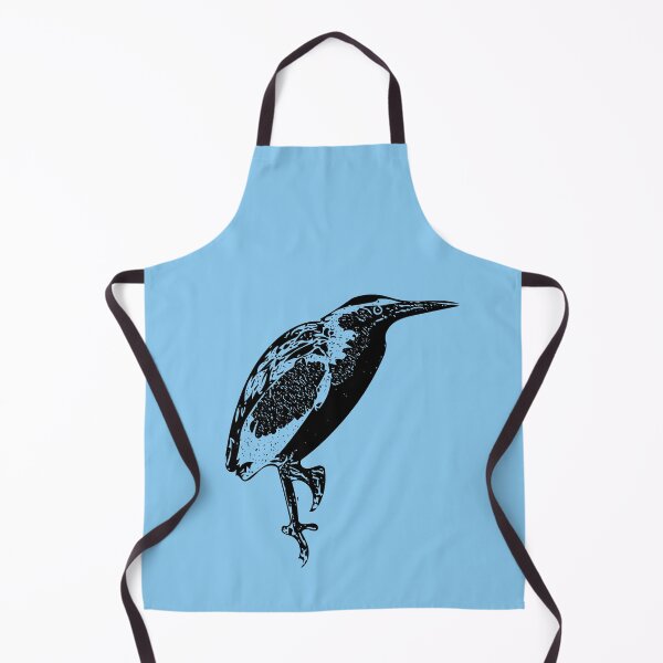 Item preview, Black Print Painting Design of a Least Bittern designed and sold by designsasstultd.