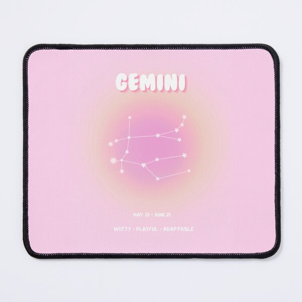 Item preview, Gemini Aura Print / Aesthetic Zodiac Sign Wall Art designed and sold by sunbeamstudios.