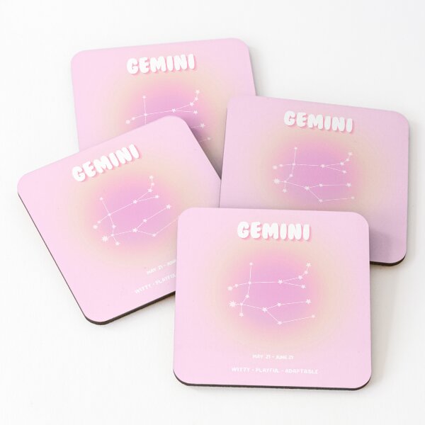 Item preview, Gemini Aura Print / Aesthetic Zodiac Sign Wall Art designed and sold by sunbeamstudios.