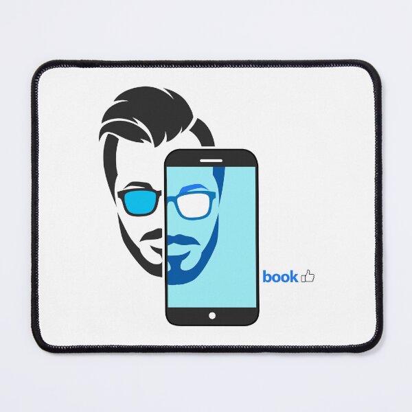 Item preview, White Man Face-Book  designed and sold by IDEZIGN2017.