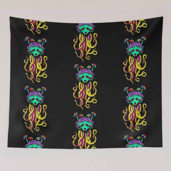 Item preview, Mushroom psychedelic octupus designed and sold by Tereza Skatera.
