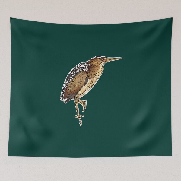 Item preview,  White Alternate Print Painting Design of a Least Bittern designed and sold by designsasstultd.