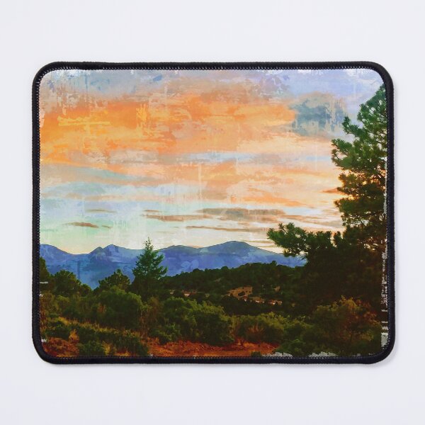 Item preview, Sangre de Cristo Mountain Sunset Digital Painting designed and sold by andijadams.