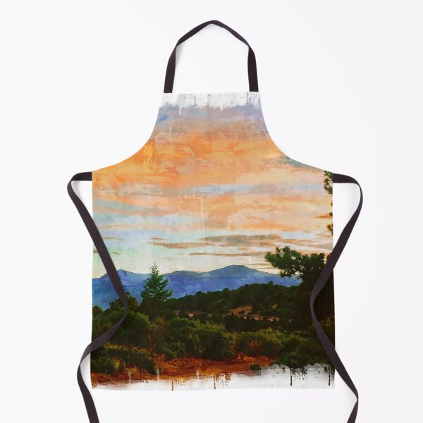 Item preview, Sangre de Cristo Mountain Sunset Digital Painting designed and sold by andijadams.