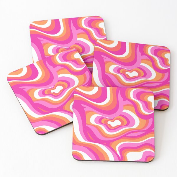 Item preview, Pink and Orange Marble Pattern designed and sold by skpersephone.