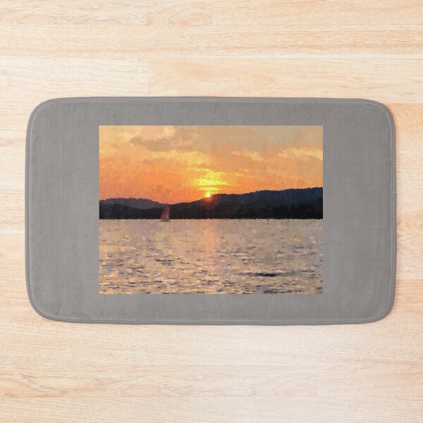 Item preview, Sunset Sail on Newfound Lake New Hampshire Painting designed and sold by jjomally1.