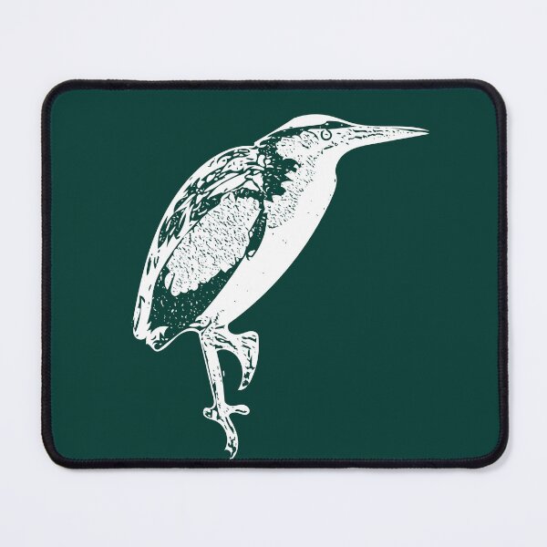 Item preview, White Print Painting Design of a Least Bittern designed and sold by designsasstultd.