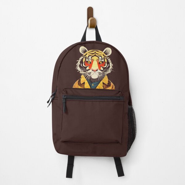 Item preview, Cute Kids Tiger Illustration wearing a suit designed and sold by ThePurpleMelon.