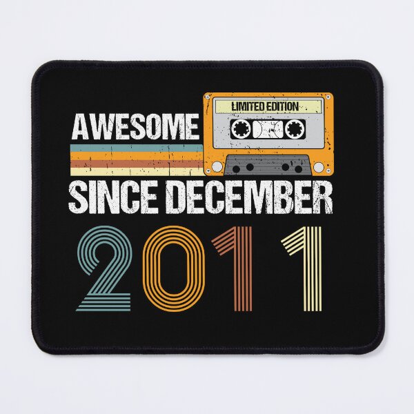 Item preview, Awesome Since December 2011 | 11th Birthday Gifts | 11 Years Old Gifts designed and sold by AMINE  ★★★★★.
