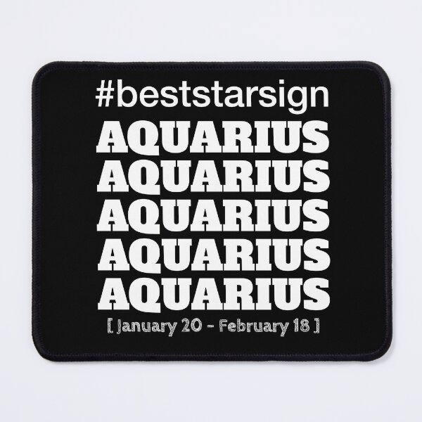 Item preview, Hashtag Best Star Sign Aquarius T-Shirt designed and sold by MyStarSign.