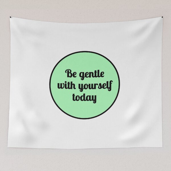Item preview, Be gentle with yourself today - pastel green  designed and sold by Inspirationmotivation.