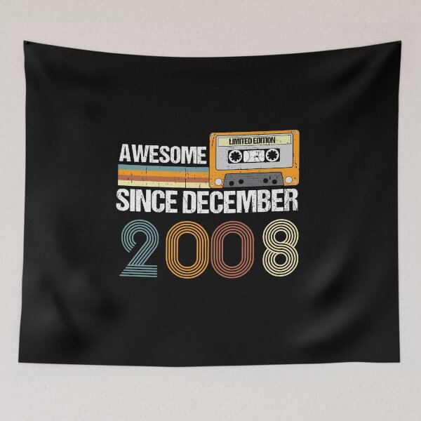 Item preview, Awesome Since December 2008 | 14th Birthday Gifts | 14 Years Old Gifts designed and sold by AMINE  ★★★★★.