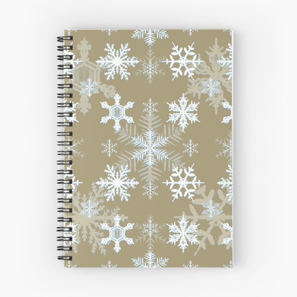 Item preview, Snowflakes pattern 1 in gold designed and sold by FatSlugDesigns.