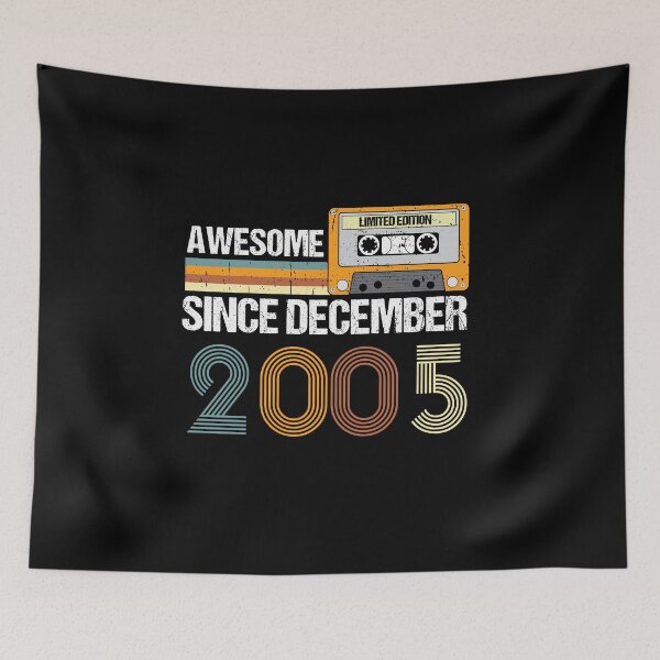 Item preview, Awesome Since December 2005 | 17th Birthday Gifts | 17 Years Old Gifts designed and sold by AMINE  ★★★★★.