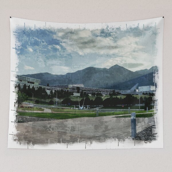 Item preview, United State Air Force Academy Mountain Digital Painting designed and sold by andijadams.